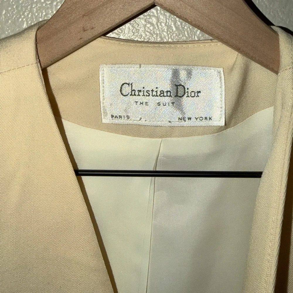 Vintage Christian Dior “The Suit” Cream Wool Jacket | Paris New York | 1950s–60s